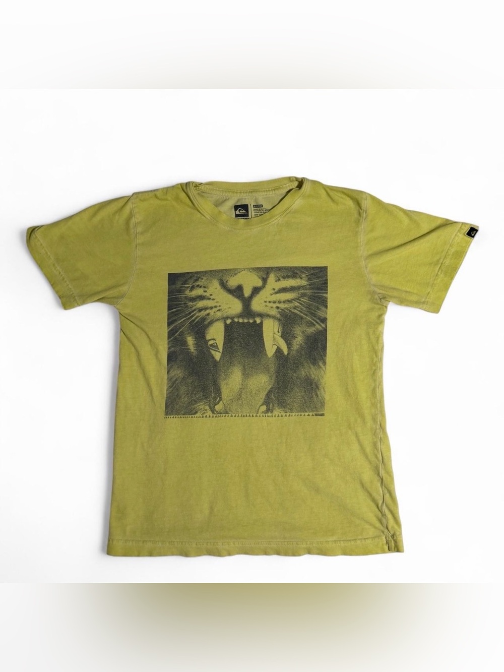 Quiksilver Baby Tee Cat Face Graphic Tee